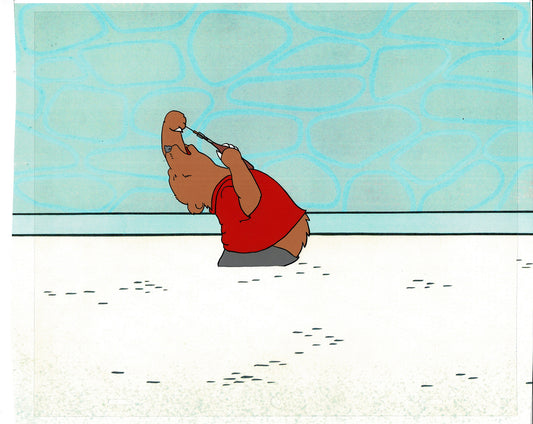 Bear and the Fly Cel and Drawing Production Animation Book by Paula Winter Cartoon by Daniel Ivanick 1985 B-31