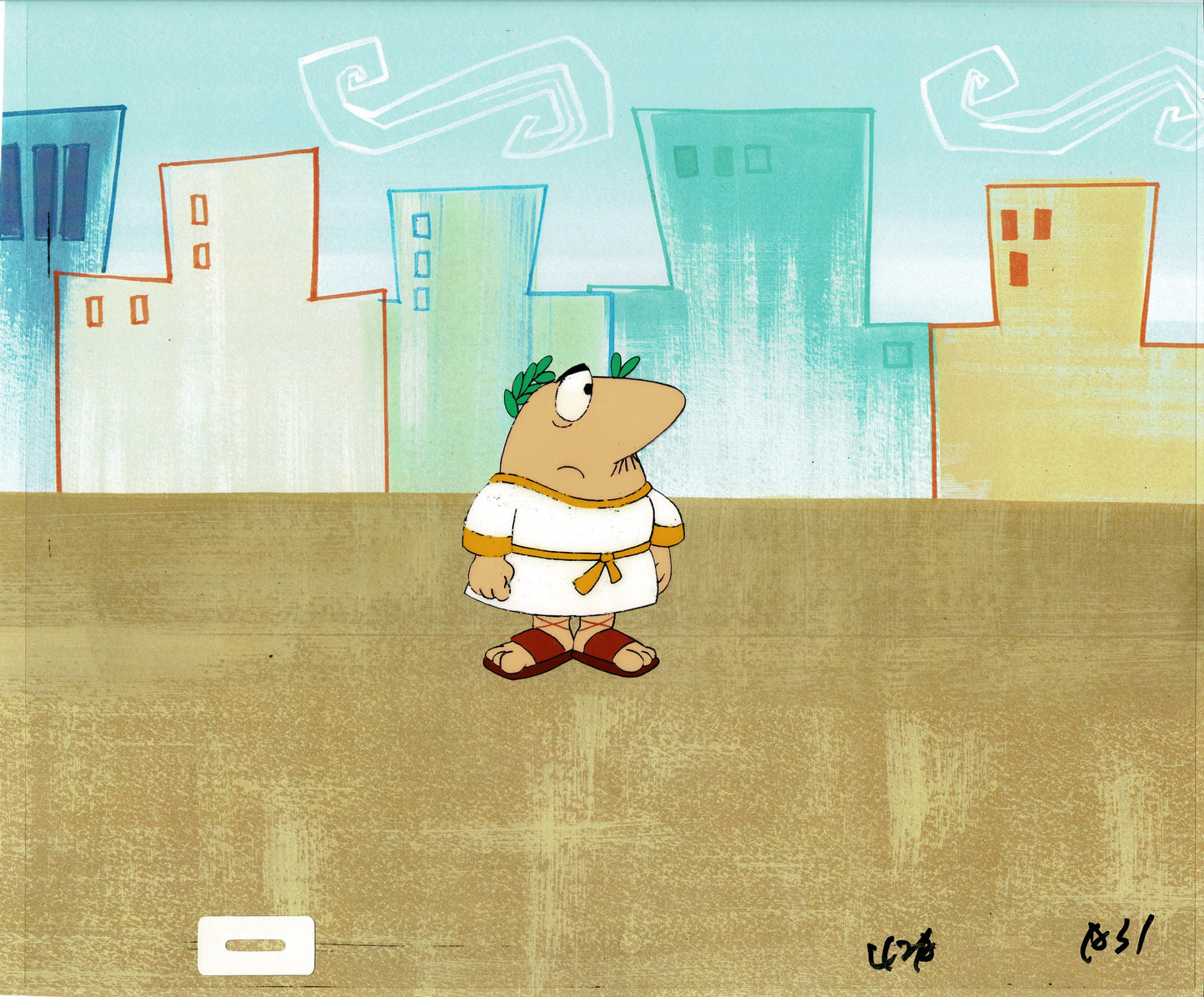 Pink Panther Production Animation Cel of The Little Man from Friz Freleng likely 1980s b2011