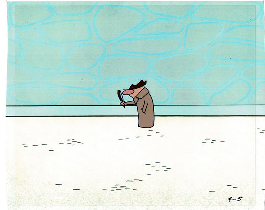 Sesame Street Cel and Drawing Detective Snake Production Cartoon The Coil Case Ivanick 1989 A-31