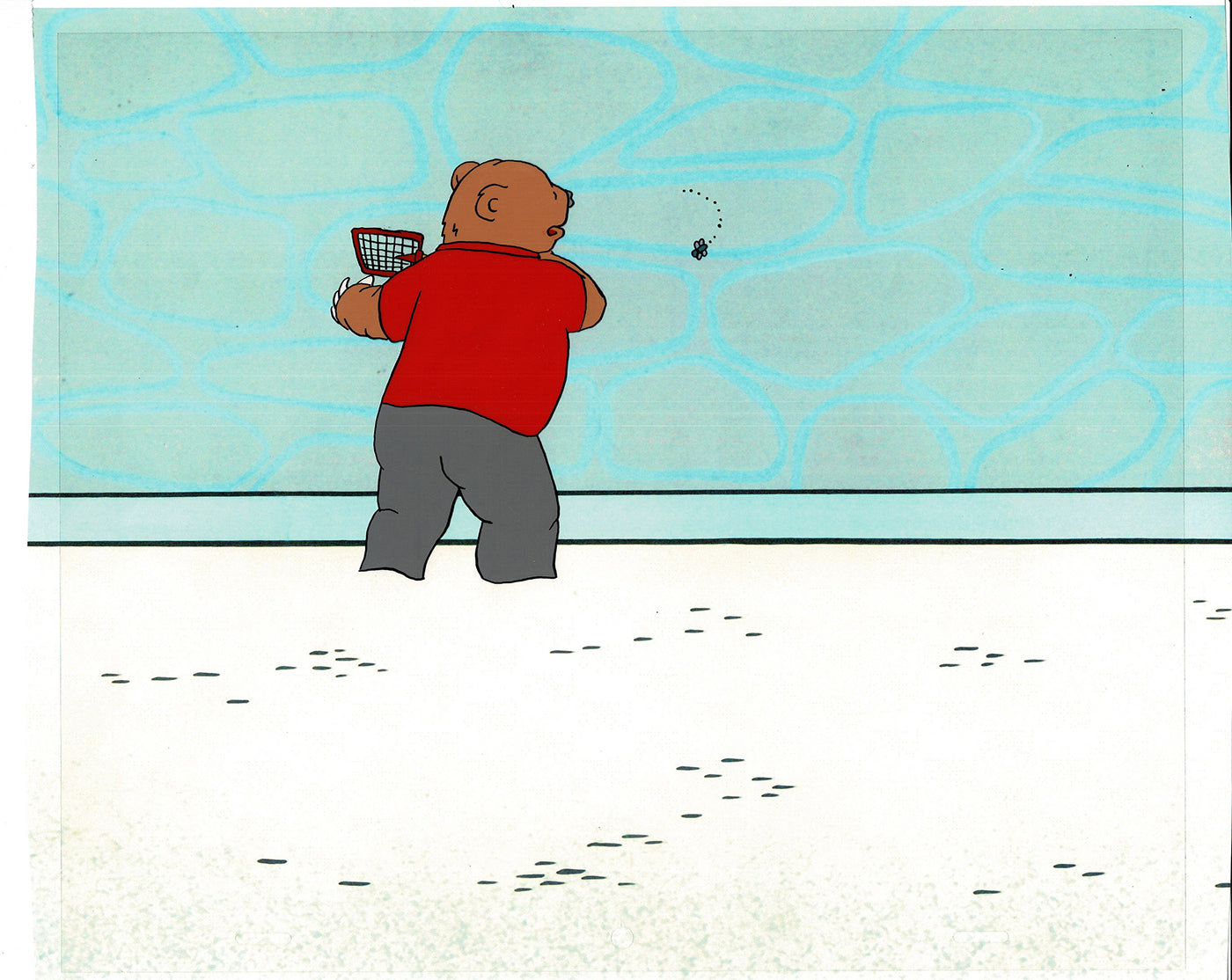 Bear and the Fly Cel and Drawing Production Animation Book by Paula Winter Cartoon by Daniel Ivanick 1985 A-31