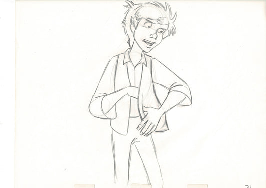 The Black Cauldron 1985 TARAN Walt Disney HUGE Original Production Animation Drawing A31