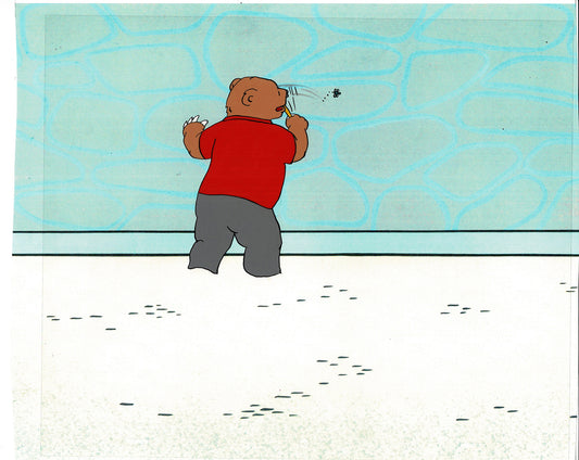 Bear and the Fly Cel and Drawing Production Animation Book by Paula Winter Cartoon by Daniel Ivanick 1985 A-33