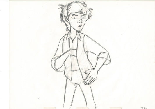 The Black Cauldron 1985 TARAN Walt Disney HUGE Original Production Animation Drawing A33a