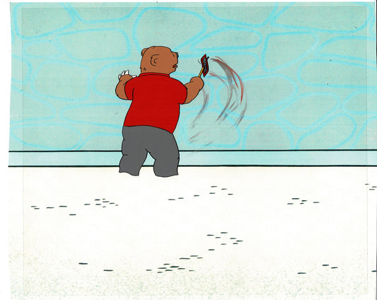Bear and the Fly Cel and Drawing Production Animation Book by Paula Winter Cartoon by Daniel Ivanick 1985 A-34