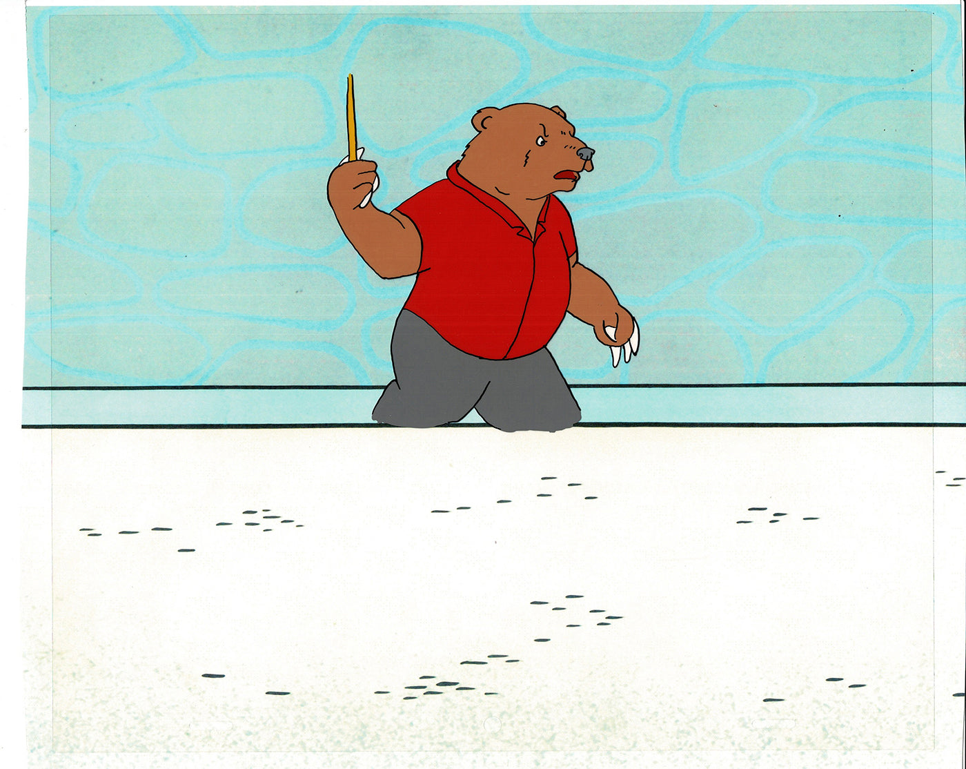Bear and the Fly Cel and Drawing Production Animation Book by Paula Winter Cartoon by Daniel Ivanick 1985 B-35