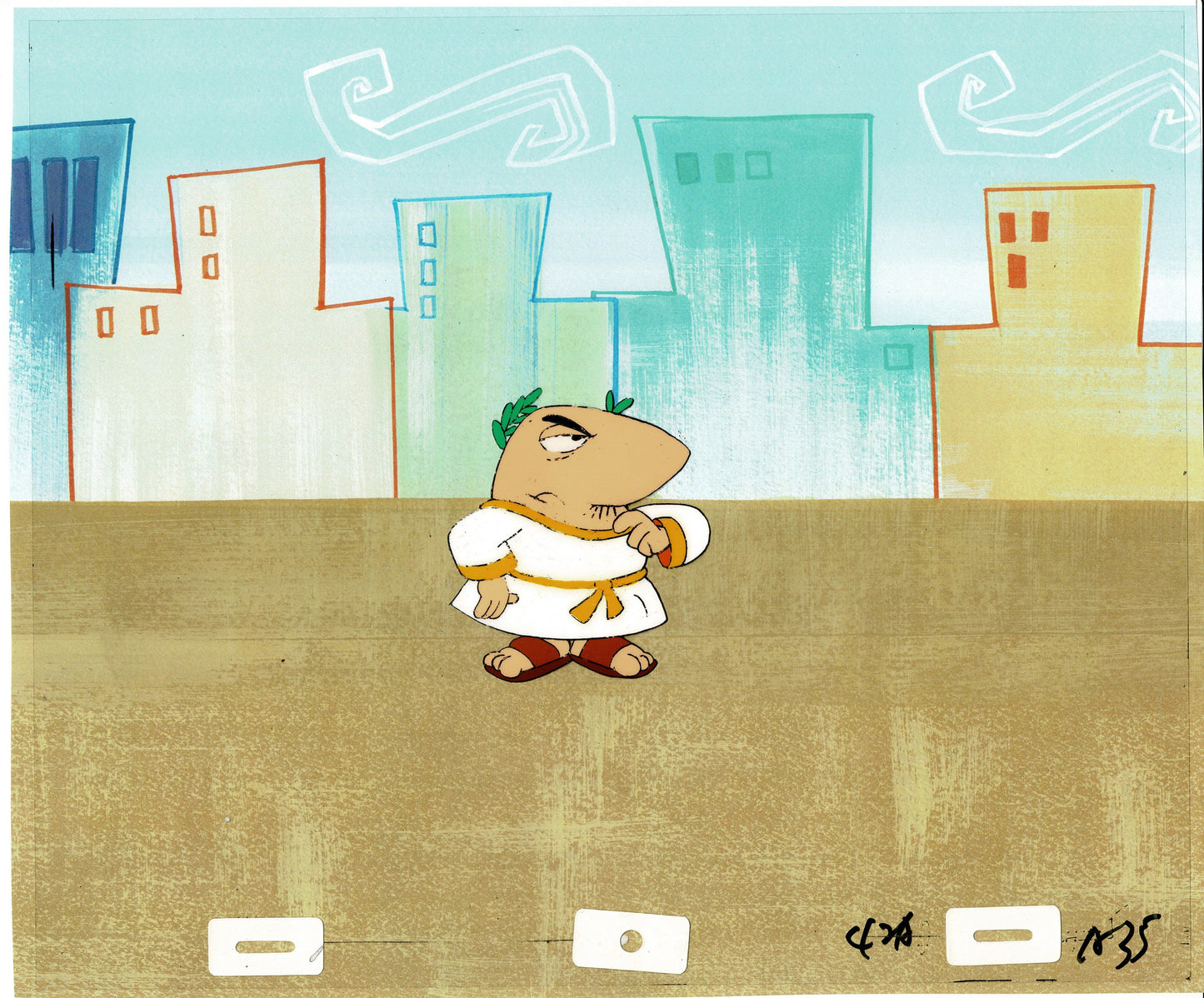 Pink Panther Production Animation Cel of The Little Man from Friz Freleng likely 1980s b2014