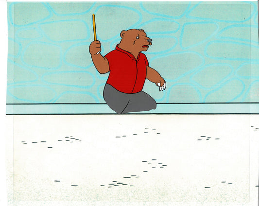Bear and the Fly Cel and Drawing Production Animation Book by Paula Winter Cartoon by Daniel Ivanick 1985 B-36