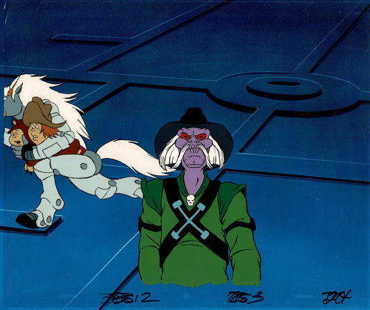 Bravestarr Animation Cartoon Production Cel n Draw Filmation 1987-8 J-36