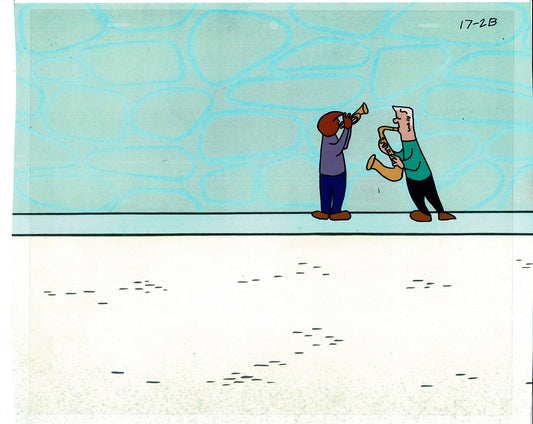 Sesame Street Cel and Drawing Detective Snake Production Cartoon The Coil Case Ivanick 1989 A-36