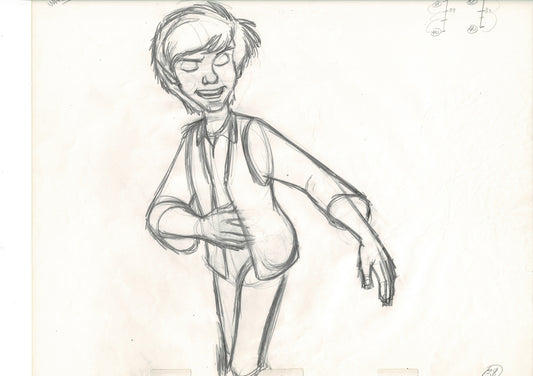 The Black Cauldron 1985 TARAN Walt Disney HUGE Original Production Animation Drawing A38