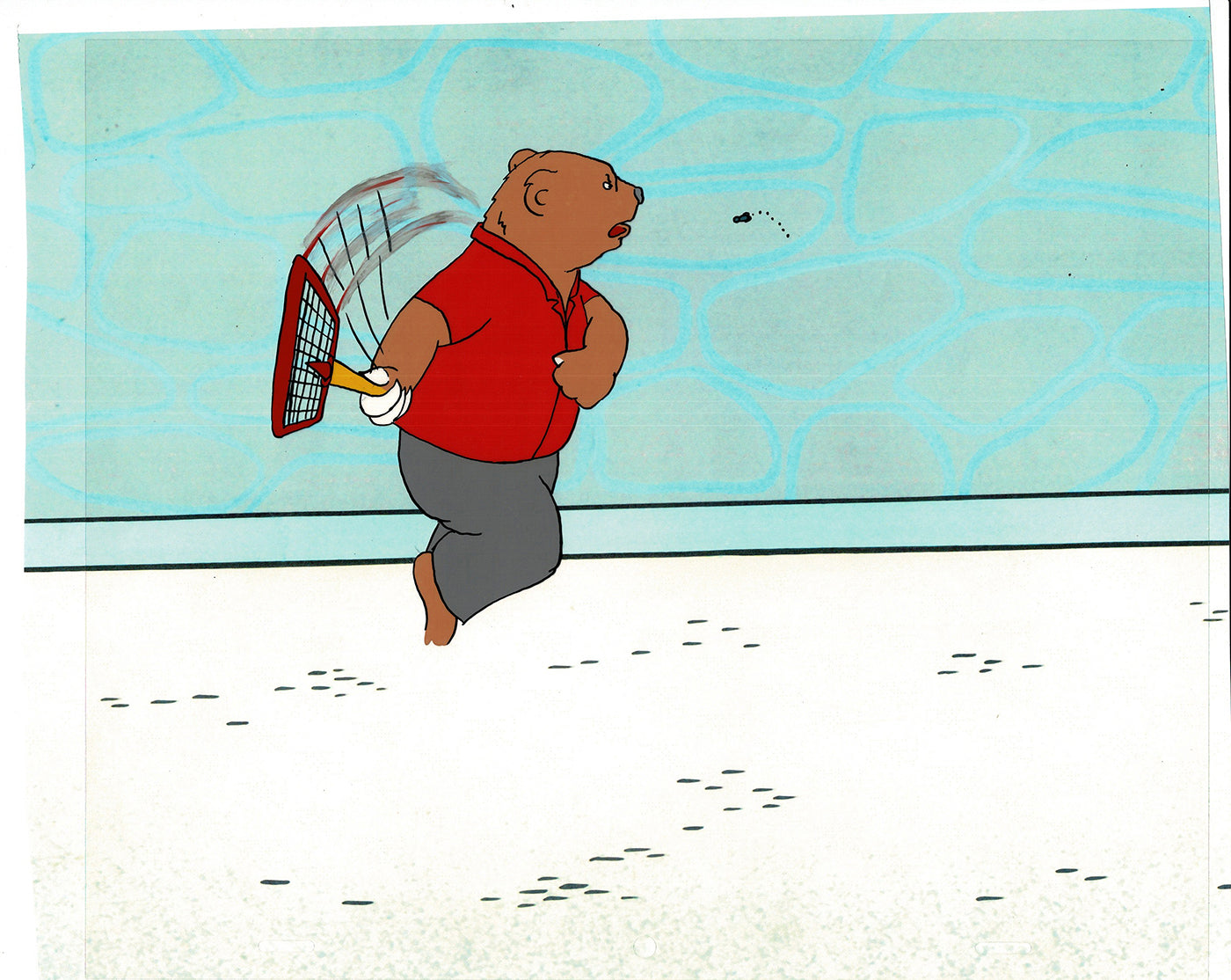 Bear and the Fly Cel and Drawing Production Animation Book by Paula Winter Cartoon by Daniel Ivanick 1985 A-38