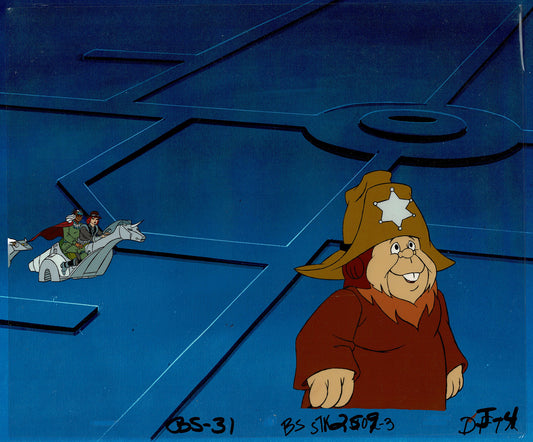 Bravestarr Animation Cartoon Production Cel n Draw Filmation 1987-8 J-38
