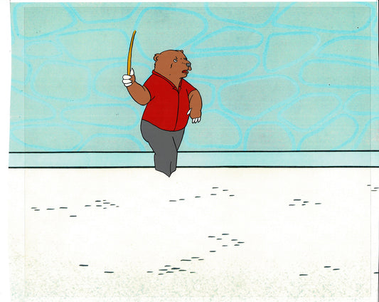 Bear and the Fly Cel and Drawing Production Animation Book by Paula Winter Cartoon by Daniel Ivanick 1985 B-39