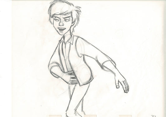 The Black Cauldron 1985 TARAN Walt Disney HUGE Original Production Animation Drawing A39