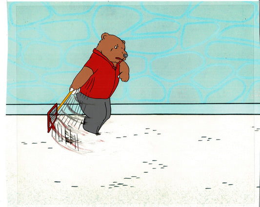Bear and the Fly Cel and Drawing Production Animation Book by Paula Winter Cartoon by Daniel Ivanick 1985 B-03