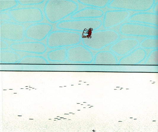 Mr Magoo Original Cartoon Production Animation Art Cel 1977 DePatie-Freleng Collectible Used On Screen s3