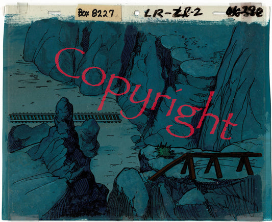 The Lone Ranger Animation Background Production from Filmation 1980-1982 A-03