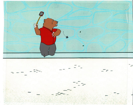 Bear and the Fly Cel and Drawing Production Animation Book by Paula Winter Cartoon by Daniel Ivanick 1985 A-03