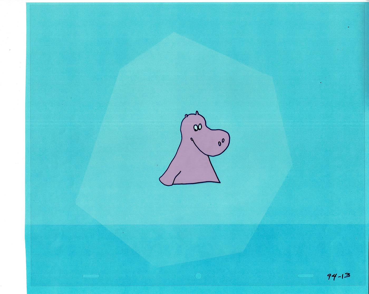 Sesame Street Cel and Drawing Detective The Heavyweight Production Cartoon Ivanick 1989 B-03