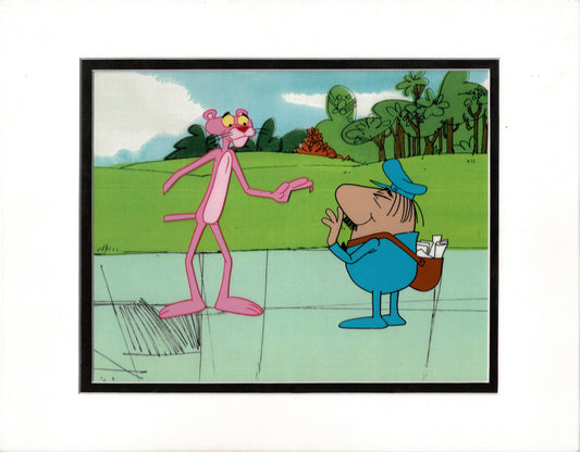 Pink Panther and The Little Man Production Cels and Drawings 1970's DePatie Freleng 2176-3