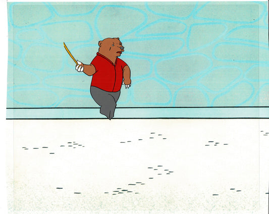 Bear and the Fly Cel and Drawing Production Animation Book by Paula Winter Cartoon by Daniel Ivanick 1985 B-40
