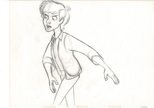 The Black Cauldron 1985 TARAN Walt Disney HUGE Original Production Animation Drawing A40a