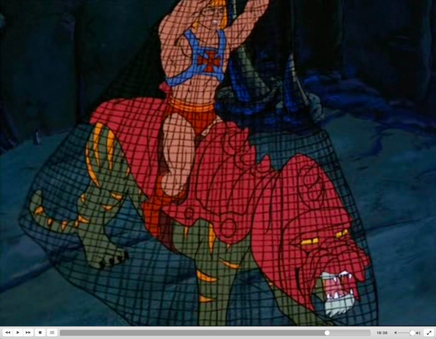 HE-MAN and the Masters of the Universe MOTU Production Animation Background from Filmation 1980s n40