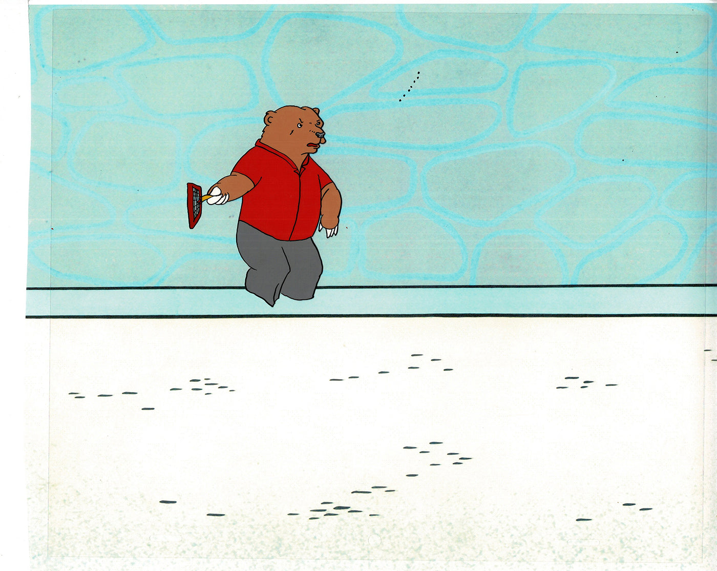 Bear and the Fly Cel and Drawing Production Animation Book by Paula Winter Cartoon by Daniel Ivanick 1985 B-41