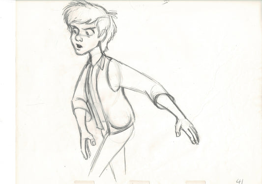 The Black Cauldron 1985 TARAN Walt Disney HUGE Original Production Animation Drawing A41