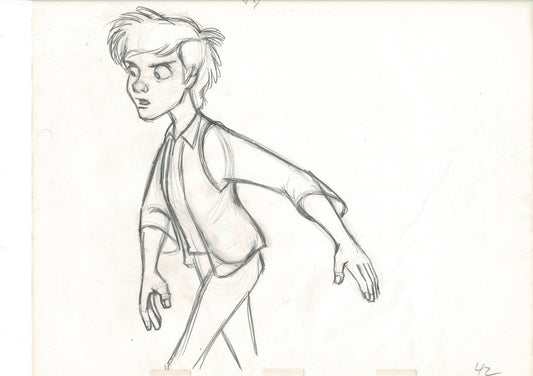 The Black Cauldron 1985 TARAN Walt Disney HUGE Original Production Animation Drawing A42