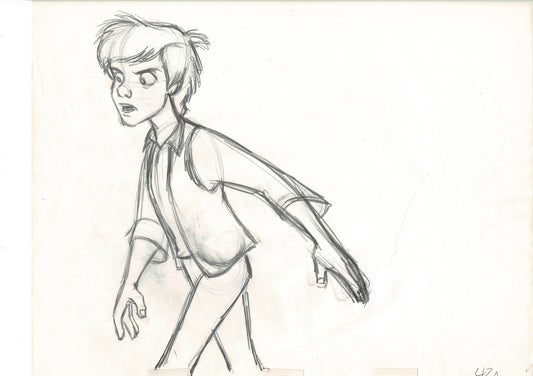 The Black Cauldron 1985 TARAN Walt Disney HUGE Original Production Animation Drawing A42a