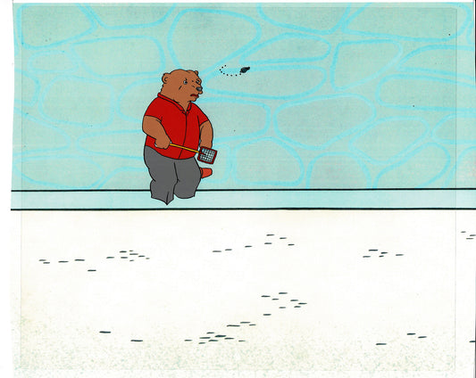 Bear and the Fly Cel and Drawing Production Animation Book by Paula Winter Cartoon by Daniel Ivanick 1985 B-43