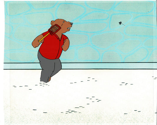 Bear and the Fly Cel and Drawing Production Animation Book by Paula Winter Cartoon by Daniel Ivanick 1985 A-43