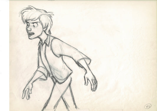 The Black Cauldron 1985 TARAN Walt Disney HUGE Original Production Animation Drawing A43