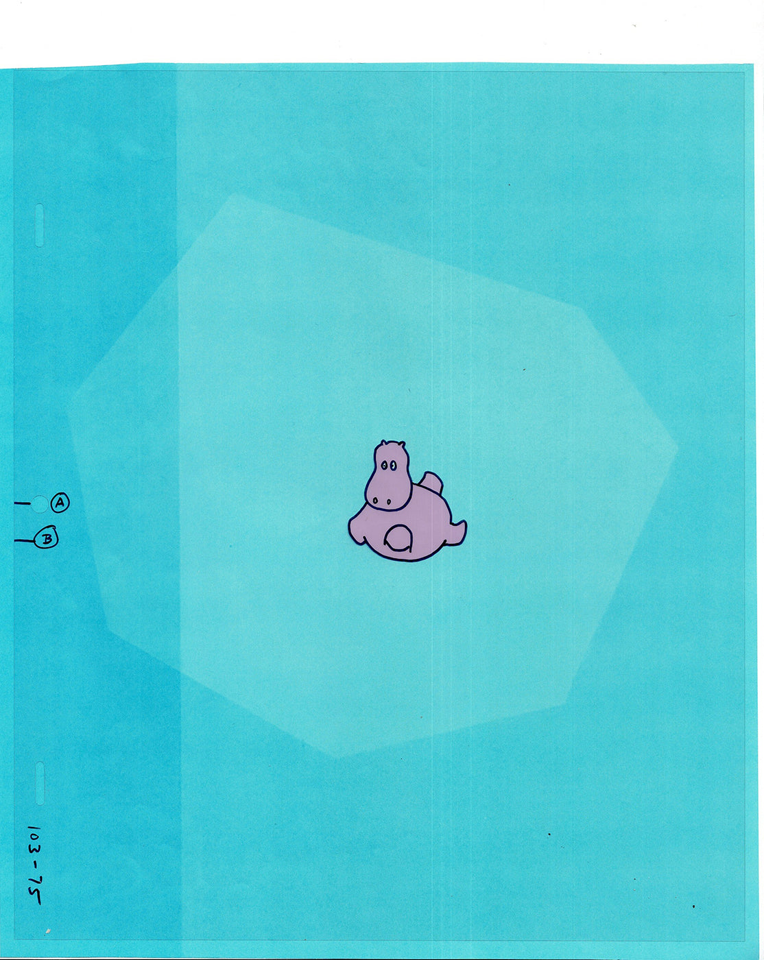 Sesame Street Cel and Drawing Detective The Heavyweight Production Cartoon Ivanick 1989 B-44