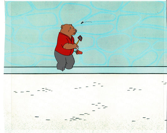 Bear and the Fly Cel and Drawing Production Animation Book by Paula Winter Cartoon by Daniel Ivanick 1985 B-45
