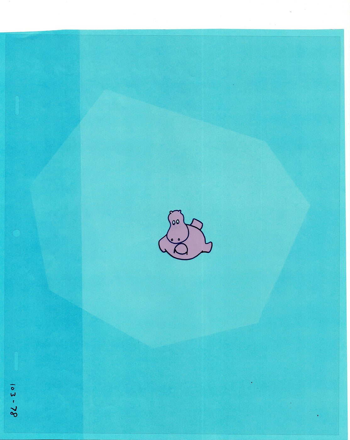 Sesame Street Cel and Drawing Detective The Heavyweight Production Cartoon Ivanick 1989 B-46