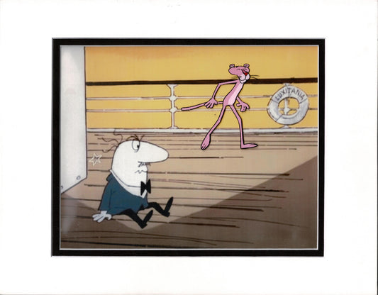 Pink Panther Vintage Original Production Animation Cel 1974 from DePatie Freleng pa