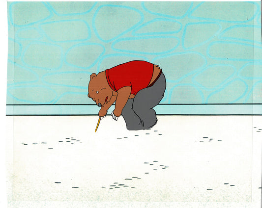 Bear and the Fly Cel and Drawing Production Animation Book by Paula Winter Cartoon by Daniel Ivanick 1985 C-04