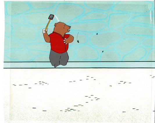 Bear and the Fly Cel and Drawing Production Animation Book by Paula Winter Cartoon by Daniel Ivanick 1985 A-04