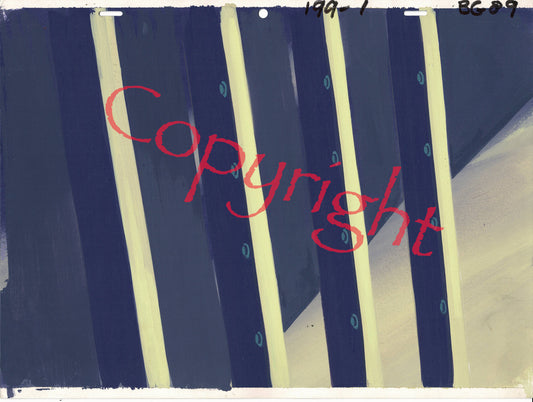 Superfriends Production Animation Background Hanna Barbera 1980 B-04