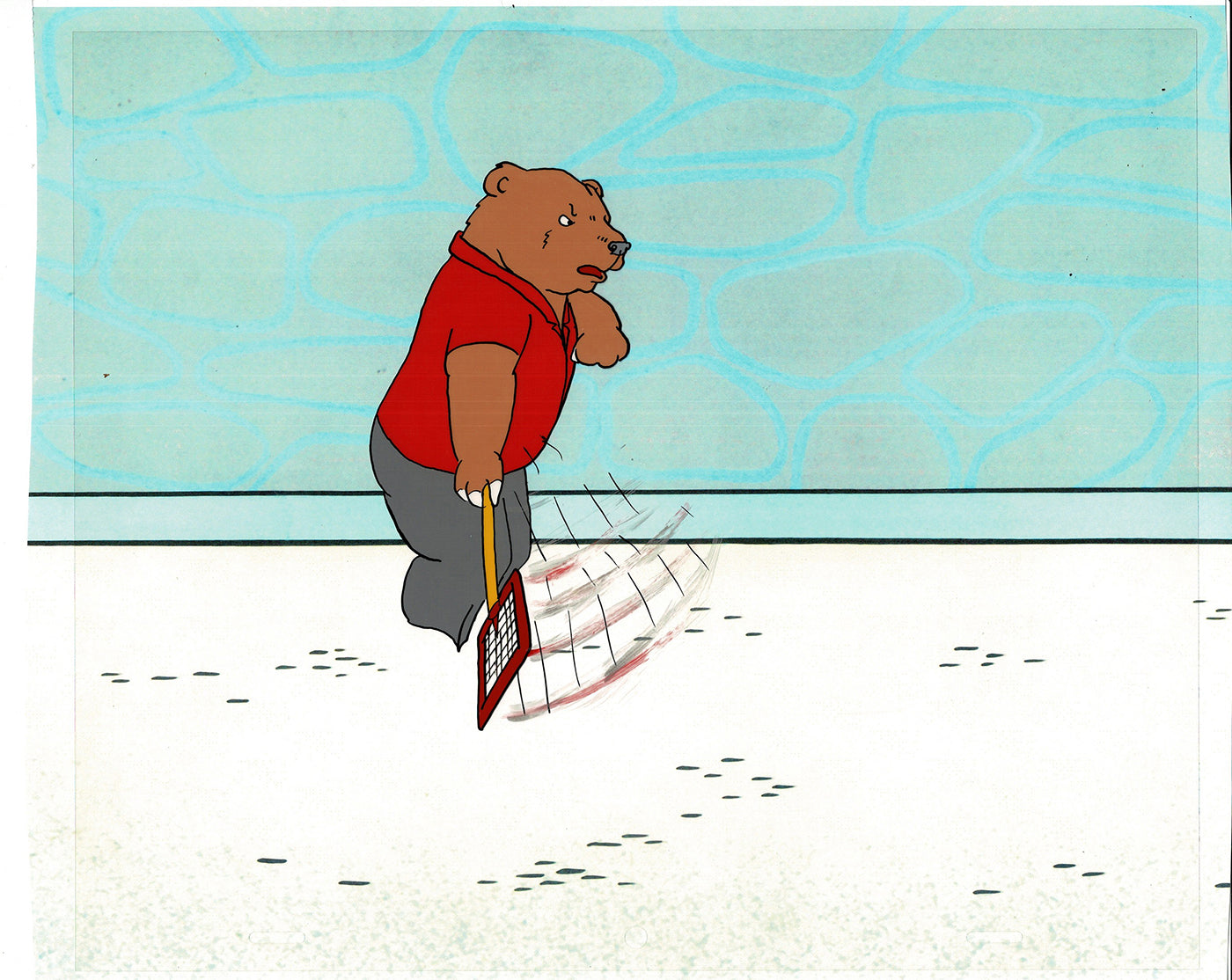 Bear and the Fly Cel and Drawing Production Animation Book by Paula Winter Cartoon by Daniel Ivanick 1985 B-04
