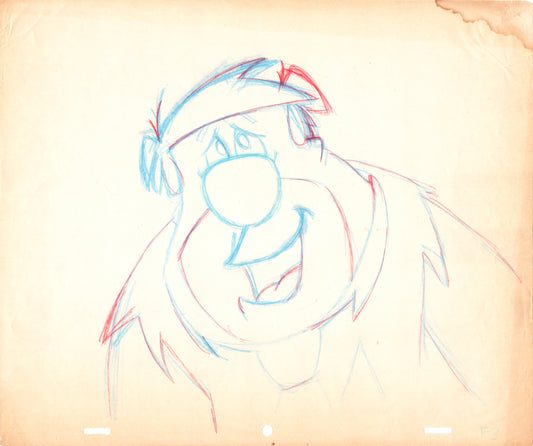 The Flintstones The Frankenstones Animation Art Cel Drawing from Hanna-Barbera 1980-1 B-4