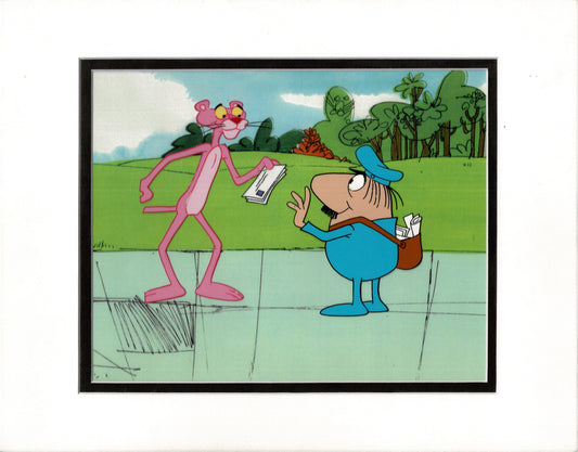 Pink Panther and The Little Man Production Cels and Drawings 1970's DePatie Freleng 2176-4