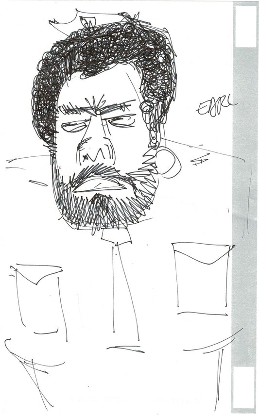 Cloudy with a Chance of Meatballs Production Character Drawing Earl 2009 4
