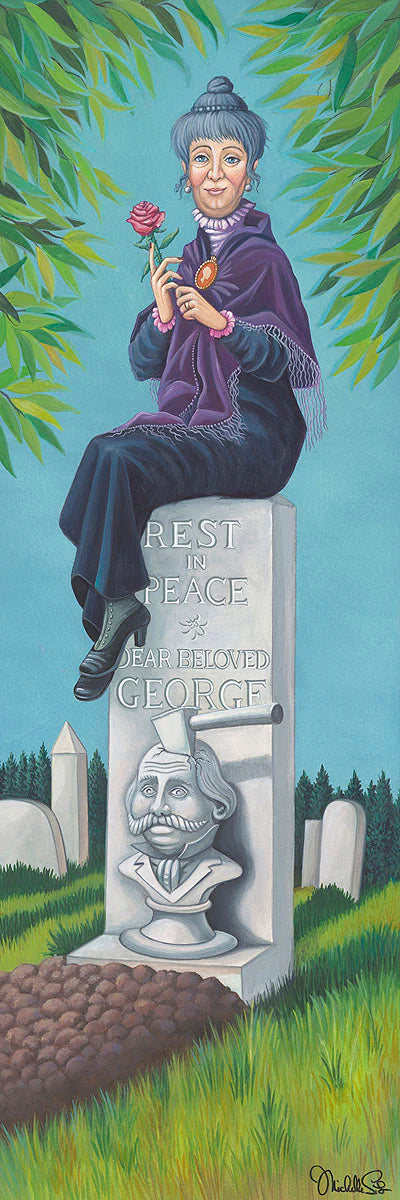 Haunted Mansion Walt Disney Fine Art Michelle St. Laurent Signed Limited Edition of 95 Print on Canvas - The Black Widow - REGULAR ED