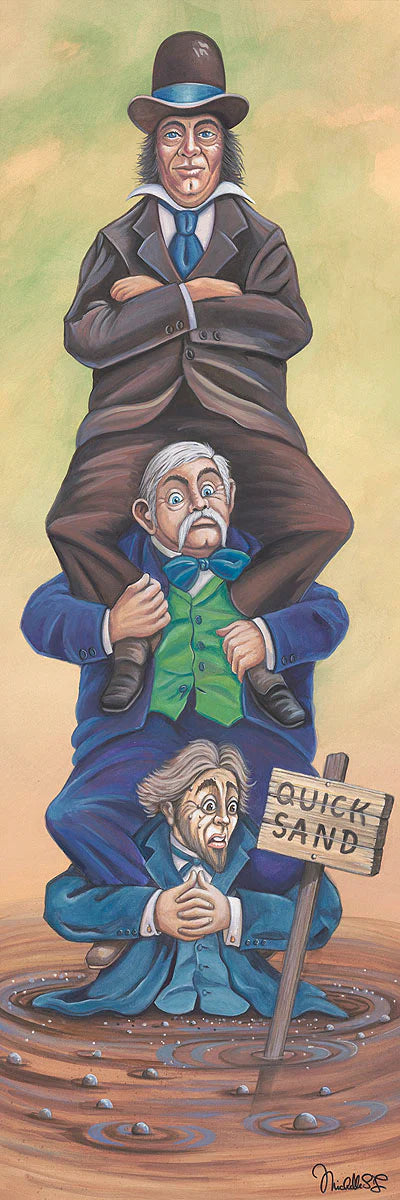 Haunted Mansion Walt Disney Fine Art Michelle St. Laurent Signed Limited Edition of 25 Print on Canvas - The Quicksand Man - PREMIERE ED