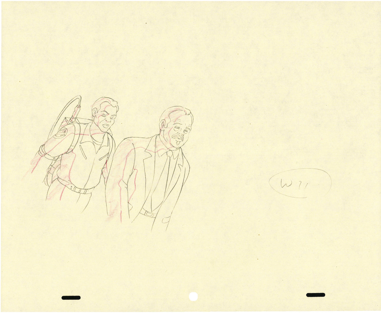 The Real Ghostbusters DIC Production Animation Cel Drawing 1986-1991 D-054