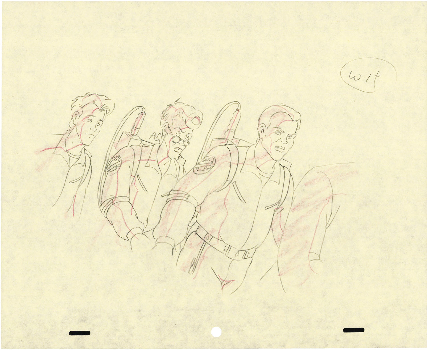 The Real Ghostbusters DIC Production Animation Cel Drawing 1986-1991 D-056