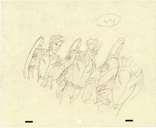 The Real Ghostbusters DIC Production Animation Cel Drawing 1986-1991 D-057